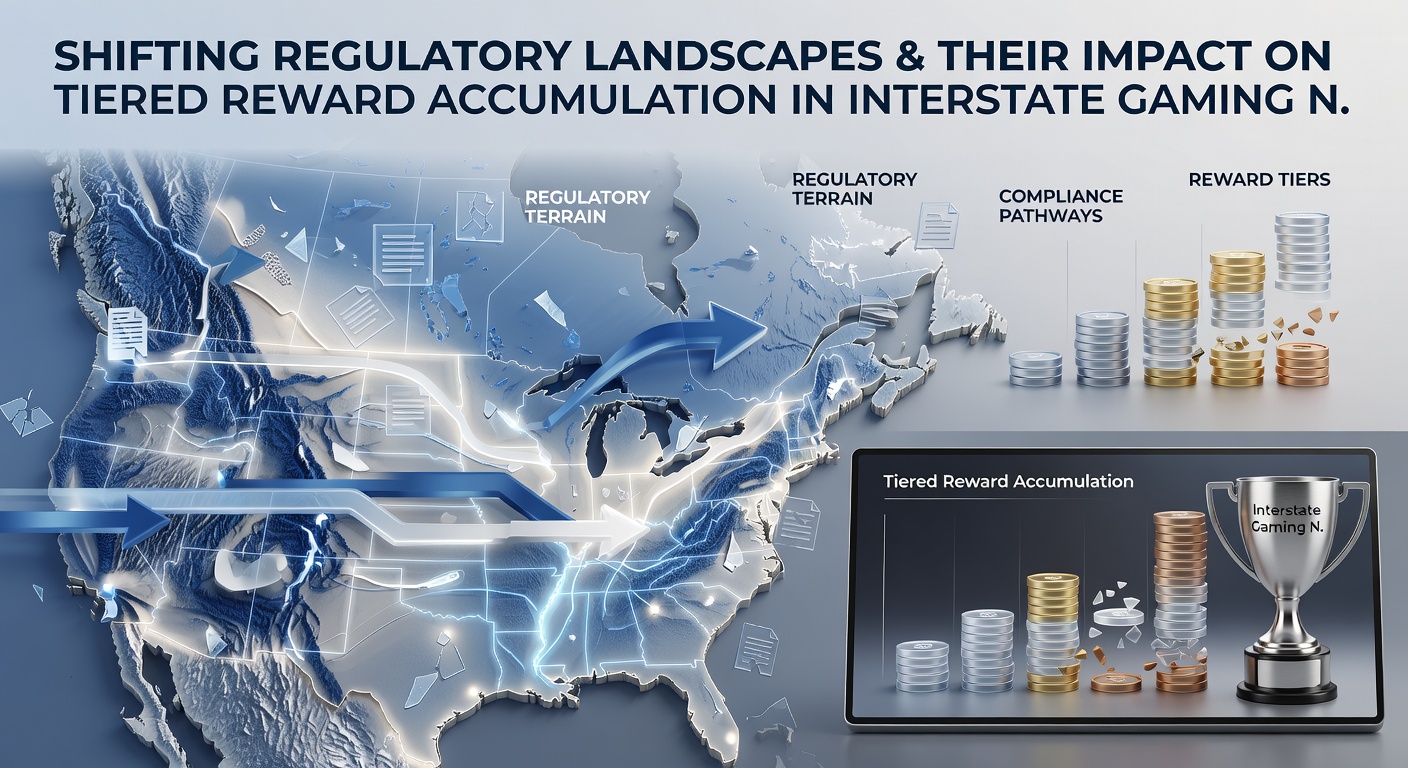 Diagram illustrating tiered reward adjustments in response to evolving interstate regulations